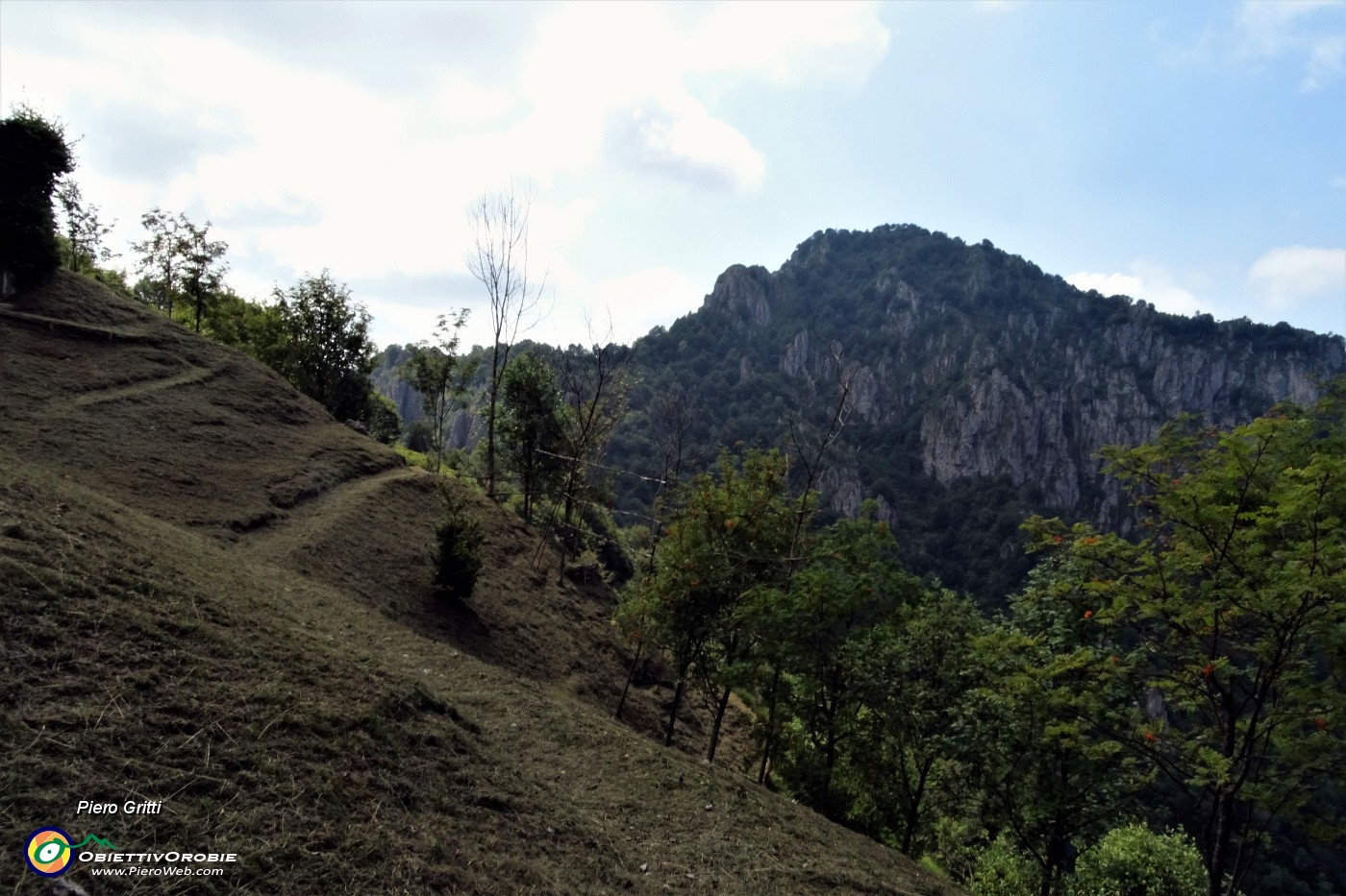 60 Prati ben rasati al Passo Barbata con vista in versante nord Suchello.JPG -                                